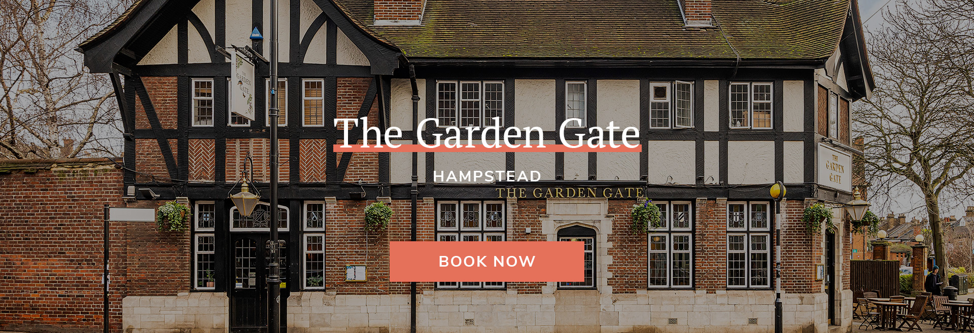 Enjoy a meal at your local pub at The Garden Gate in London